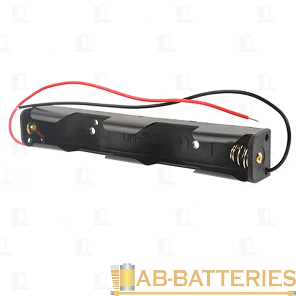 Отсек для элементов питания ROBITON Bh2xAA/1 с двумя проводами PK1
