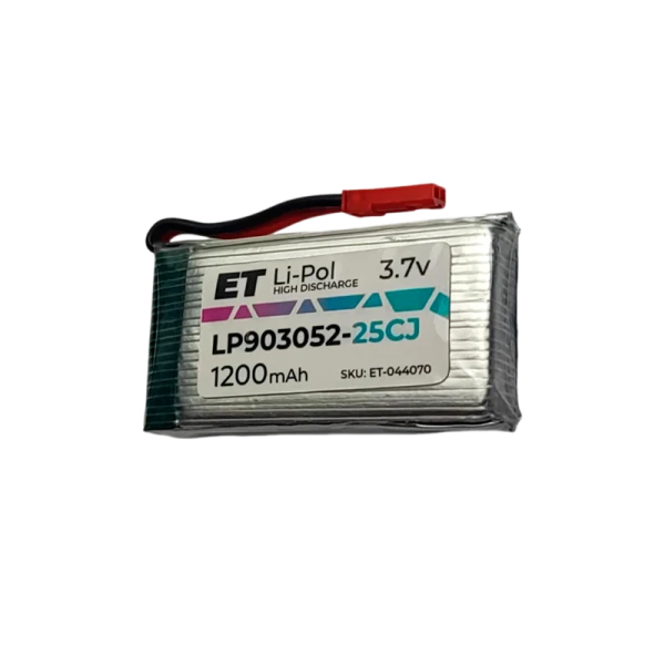 Аккумулятор ET LP322758 Li-Pol, 3.7В, 400мАч