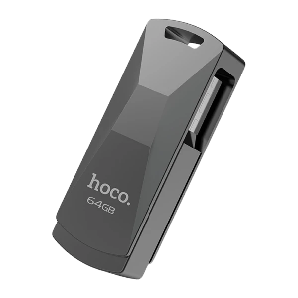 Флеш-накопитель GoPower 64GB USB2.0 металл черный