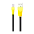 USB кабель REMAX Alien (IPhone 5/6/7/SE) 1M RC-030I Чёрный (1M, 2.1A)