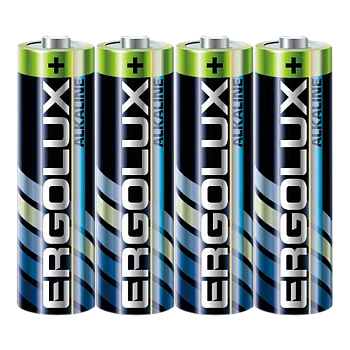 Батарейка Ergolux LR6 AA SH4 Alkaline 1.5V (4/60/720)