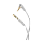 Кабель AUX Borofone BL4 Jack 3.5mm (m)-Jack 3.5mm (m) 2.0м ПВХ серебряный (1/63/252)