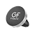 Держатель автомобильный GFPower CH-01 в воздуховод магнит серебряный (1/300)