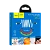 Кабель HOCO X21 Plus USB (m)-Type-C (m) 1.0м 3.0A силикон черный красный (1/28/168)