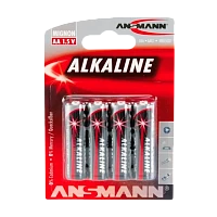 Батарейка Ansmann RED LR6 AA BL4 Alkaline 1.5V 