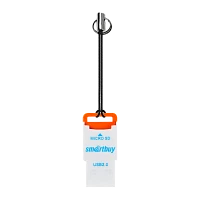 Картридер Smartbuy 707 USB2.0 microSD оранжевый (1/20) 