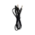 Кабель AUX Atcom Jack 3.5mm (m)-Jack 3.5mm (m) 1.5м силикон черный пакет с подвесом (1/10/250)