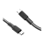 Кабель HOCO X69 Type-C (m)-Type-C (m) 1.0м 3.0A 60W нейлон белый черный (1/33/330)