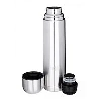 Термос нержавеющая сталь с узким горлом 1000 ml, крышка-клапан, чашка, в чехле (16405-9)(30)