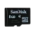 Карта памяти microSD SanDisk 8GB Class4 20 МБ/сек с адаптером