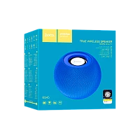 Портативная колонка HOCO BS45 bluetooth 5.0 microSD синий (1/80) 