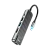 USB-Хаб HOCO HB23 2USB/Type-C/HDMI/RJ45 Type-C (m) USB3.0 серый (1/18/180)