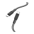 Кабель HOCO X69 Type-C (m)-Type-C (m) 1.0м 3.0A 60W нейлон белый черный (1/33/330)