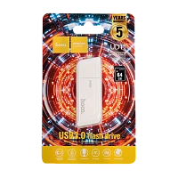 Флеш-накопитель HOCO Wise UD11 64GB USB3.0 пластик белый (1/25/200) 