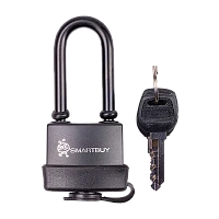 Замок Smartbuy навесной 40x45мм удлиненная дужка 3 ключа 