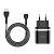 Сетевое З/У HOCO C12Q 1USB 3.0A QC3.0 с кабелем microUSB черный (1/10/100)