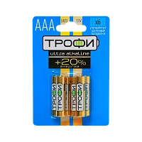 Батарейка Трофи Ultra LR03 AAA Alkaline 1.5V (6/60/480/28800)
