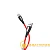 Кабель HOCO X39 USB (m)-Type-C (m) 1.0м 2.4A ткань красный (1/33/330)