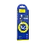 Кабель HOCO X21 Plus USB (m)-Lightning (m) 0.25м 2.4A силикон черный белый (1/30/300)
