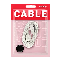 Кабель Smartbuy iK-412s USB (m)-Apple 30pin (m) 1.2м 2.0A силикон синий (1/500)