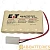 Аккумулятор ET RC-7220VTB&nbsp;&nbsp;BL1 белый большой, 7.2V, 2000mAh, Ni-Mh, в ряд