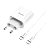 Сетевое З/У HOCO C80A 1USB/Type-C 3.1A 20W QC3.0 с кабелем Type-C-Type-C белый (1/12/120)