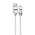 Кабель HOCO U113 USB (m)-Lightning (m) 1.0м 2.4A силикон синий (1/22/220)
