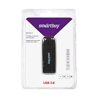 Картридер Smartbuy 705 USB3.0 SD/microSD черный (1/20) 