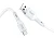Кабель HOCO X65 USB (m)-microUSB (m) 1.0м 2.4A TPE белый (1/31/310)