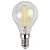 Лампа светодиодная филамент ЭРА P45 E14 5W 4000К 170-265V шар (1/25/50)