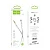 Кабель AUX HOCO UPA19 Jack 3.5mm (m)-Lightning (m) 1.0м ПВХ серебряный (1/31/310)