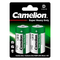 Батарейка Camelion Super R20 D BL2 Heavy Duty 1.5V (2/12/144)
