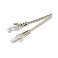 Патч-корд GoPower RJ-45 (m)-RJ-45 (m) 5м кат.5е ПВХ 26AWG CCA серый в пакете (1/50) 