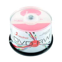 Диск DVD-RW SmartTrack 4.7GB 4x 50шт. cake box (50/250) 