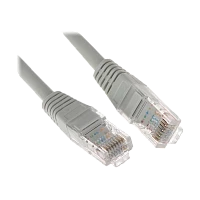 Патч-корд Geplink RJ-45 (m)-RJ-45 (m) 2м кат.5е ПВХ 26AWG серый (1/10/400) 