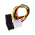 Кабель GoPower MOLEX (f)-2SATA (m) 0.2м PVC RoHS в пакете (1/500)
