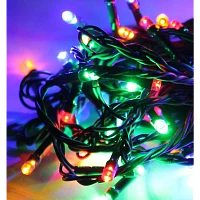Гирлянда Космос Светодиодная 200LED 21.5м лампочки 8 режимов мульти (1/50) 