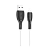 Кабель Borofone BX86 USB (m)-Lightning (m) 1.0м 2.4A силикон белый (1/360)