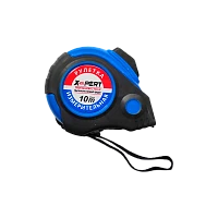Рулетка измерительная X-PERT 508 10м*25мм пластик 1 фикстатор ударопрочный корпус черный (1/60) 