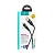 Кабель HOCO U93 USB (m)-Lightning (m) 1.2м 2.4A нейлон черный (1/22/220)