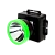Фонарь налобный Ultraflash LED53762 0.5W 1LED от батареек черный зеленый (1/200)