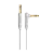 Кабель AUX Borofone BL4 Jack 3.5mm (m)-Jack 3.5mm (m) 2.0м ПВХ серебряный (1/63/252)