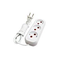 Удлинитель SPARK LUX 310 3р.Б/З 16A 5.0м белый (1/48)