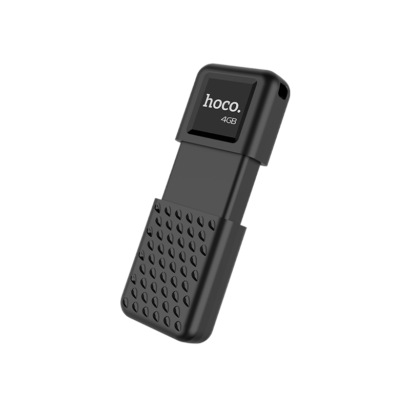 Флеш-накопитель HOCO UD6 4GB USB2.0 пластик черный (1/30/240)