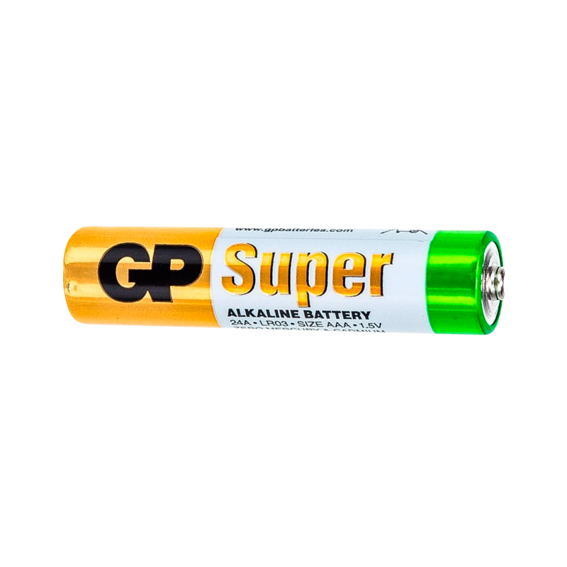 Батарейка GP Super LR03 AAA Shrink 4 Alkaline 1.5V (4/96/192/384) R