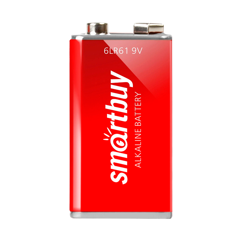 Батарейка Smartbuy Крона 6LR61 BL1 Alkaline 9V (1/12/240)