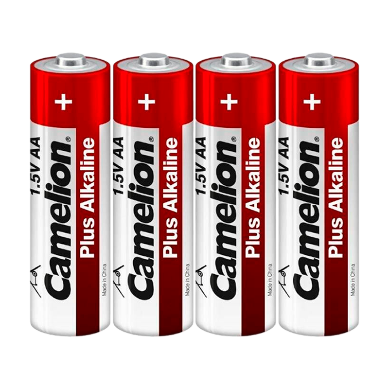 Батарейка Camelion Plus LR6 AA Shrink 4 Alkaline 1.5V (4/60/720)