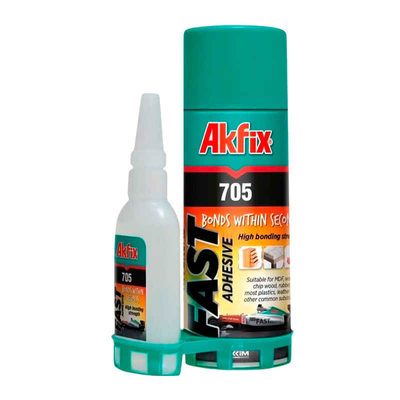 Клей Akfix 50г двухкомпонентный с активатором