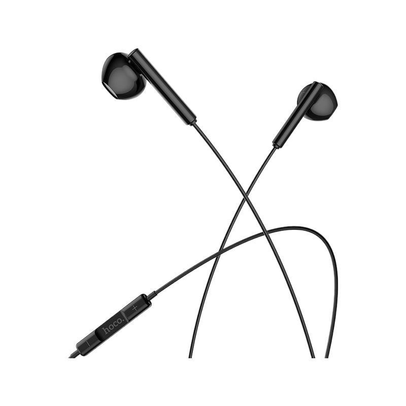 Наушники вставные HOCO M65 с микр. Type-C (m) черный (1/20/120)