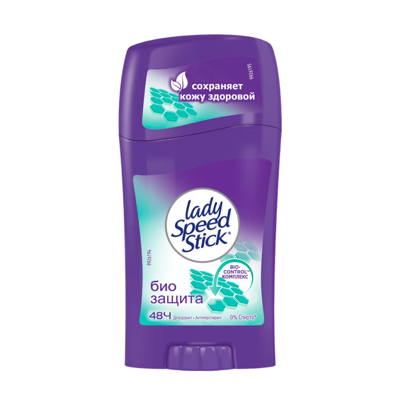 Дезодорант женский Lady Speed Stick BIO PROTECT стик 45гр (1/6/12)
